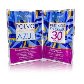 Decolorante Nekane Polvo Azul 50gr + Peroxido 30vol 75g