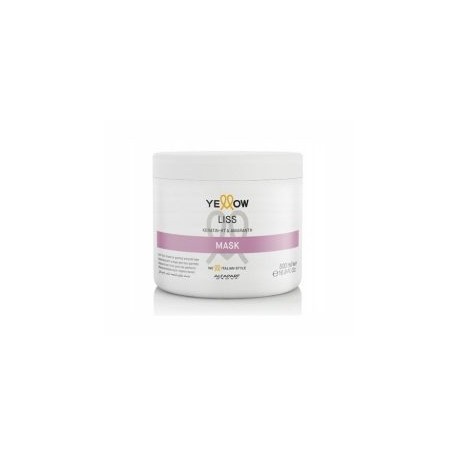 Mascarilla Yellow  Liss Anti-frizz Para Liso Perfecto